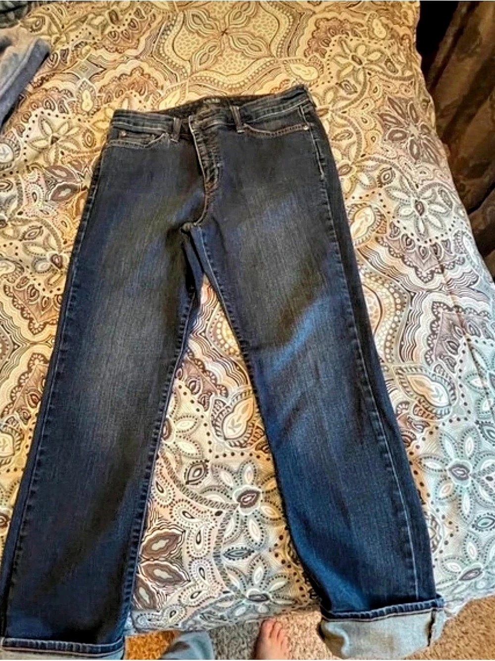 Lauren Ralph Lauren Women's Straight Leg Jeans Size 8 Blue